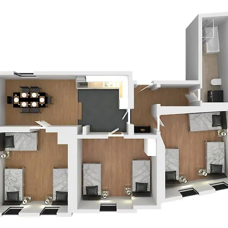 Apartment Mit 8 Schlafplaetzen *